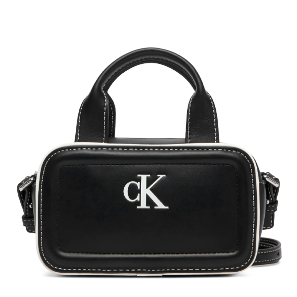 Calvin Klein SAC BANDOULIRE MINI BAULETTO CONTRASTE - U Noir- Ref 81 €